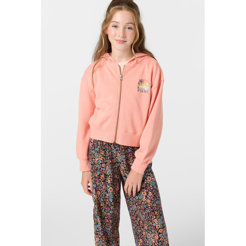 O’Neill Darcie Girls Sweatshirt-Coral Haze