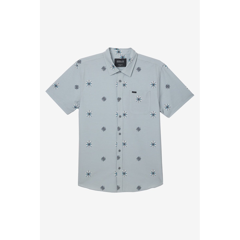 O’Neill Trvlr UPF Traverse Standard S/S Shirt-Light Grey