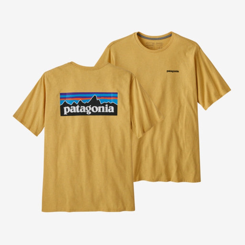 Patagonia P-6 Logo Responsibili-Tee-Surfboard Yellow