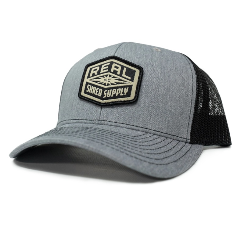 REAL Shred Supply Hat-Heather Grey/Black
