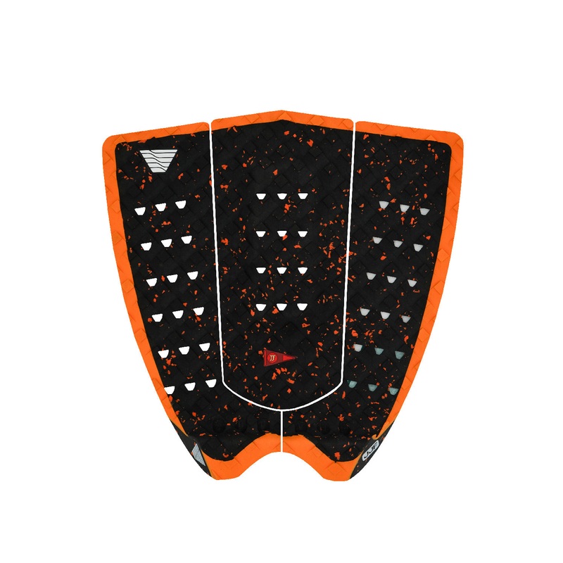 VEIA JJF Round Tail Pro Traction Pad-SPace/Hi Vis Orange