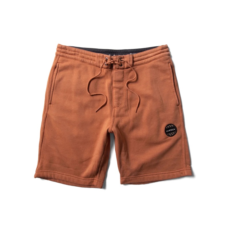 Vissla Solid Sets Eco 18.5″ Sofa Surfer Shorts-Guava