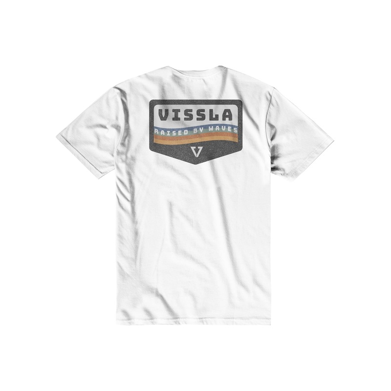 Vissla Wavy Heather Tee-White