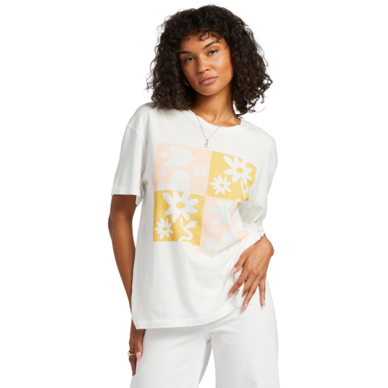 Billabong Days Of Summer Tee-Salt Crystal