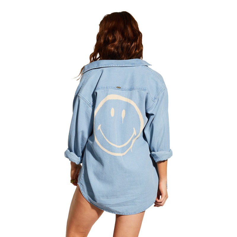 Billabong Down The Coast L/S Shirt-Smiley Wash