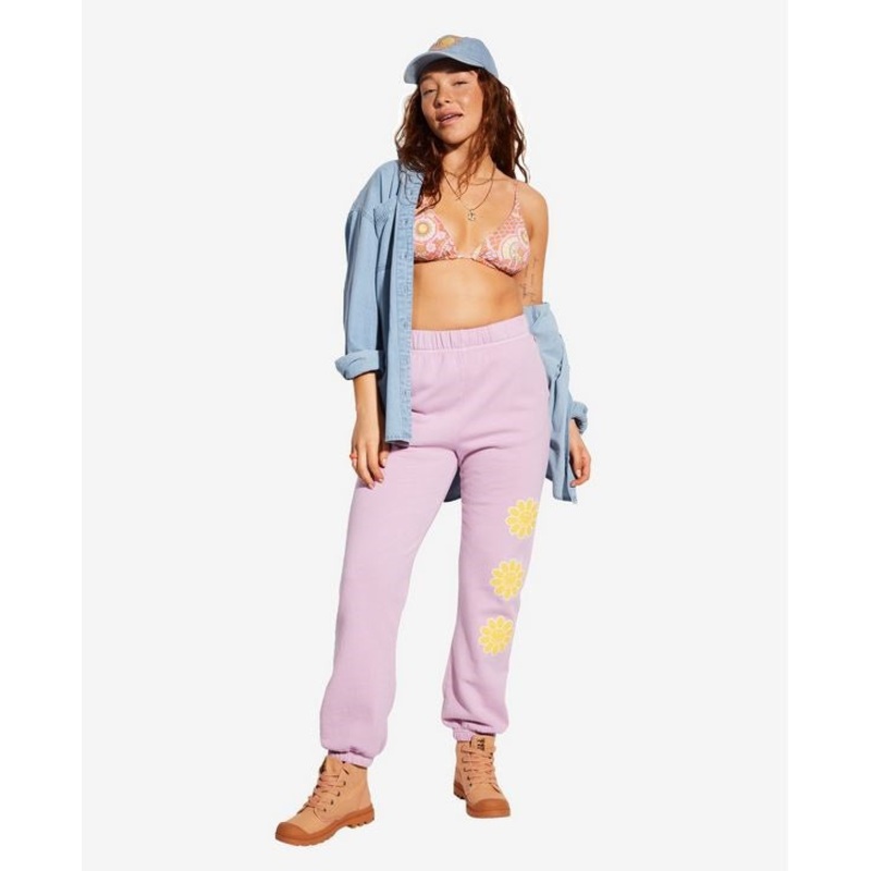 Billabong Happy Saturday Pants-Lady Lavender