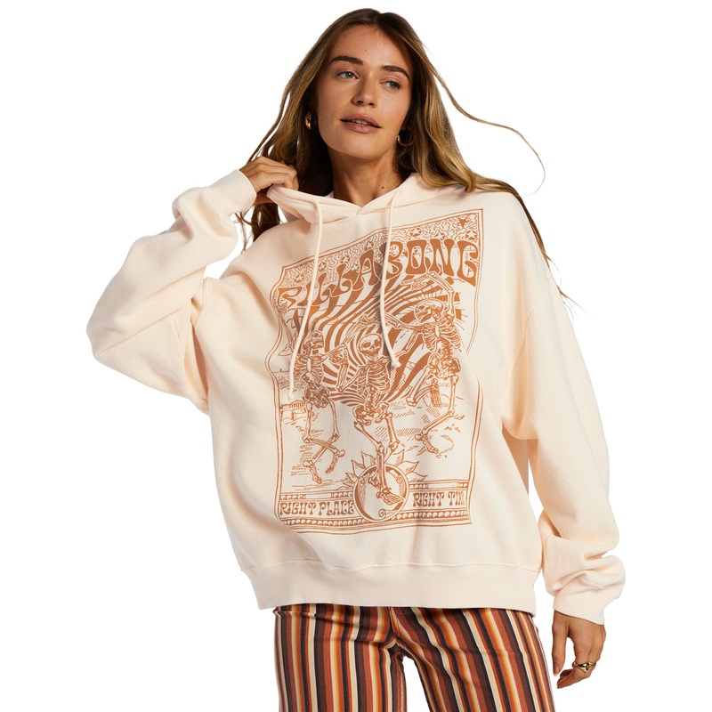 Billabong Keep Ridin Sweatshirt-Antique White