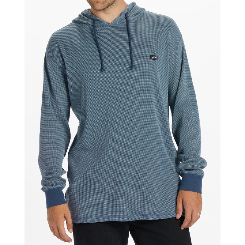 Billabong Keystone Pullover L/S Shirt-Washed Blue
