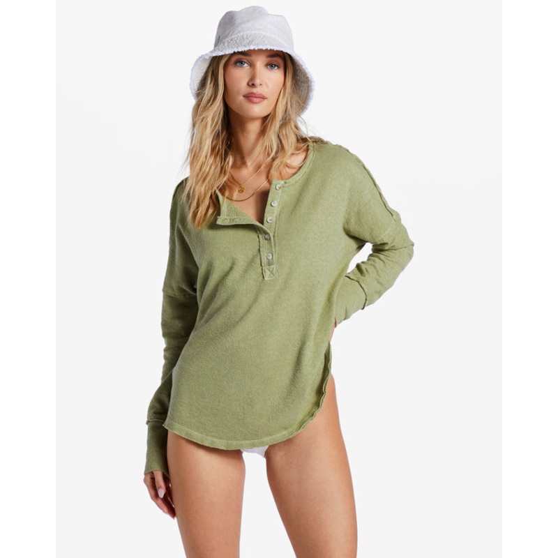 Billabong New Anyday L/S Shirt-Avocado