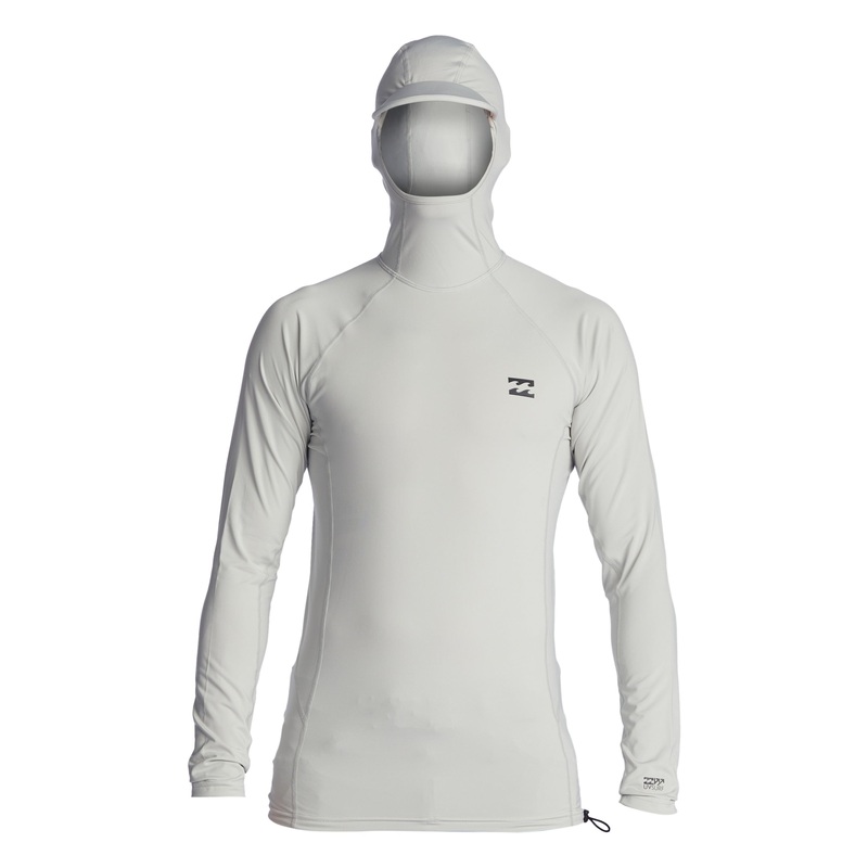 Billabong Strike Mission Hooded Rashguard-Grey