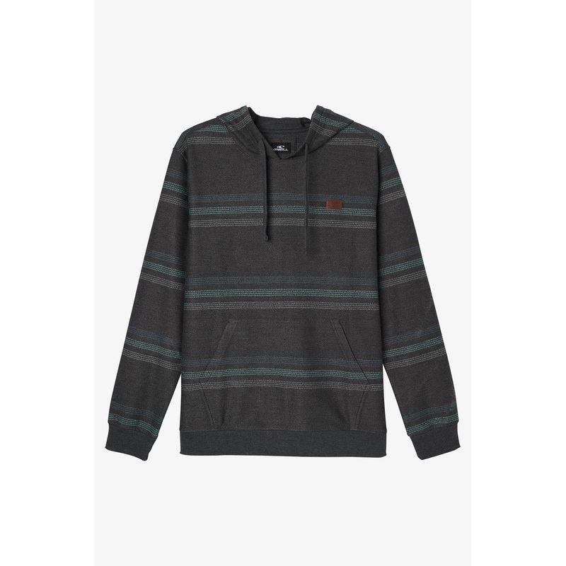 O’Neill Bavaro Stripe Pullover Sweatshirt-Black 2