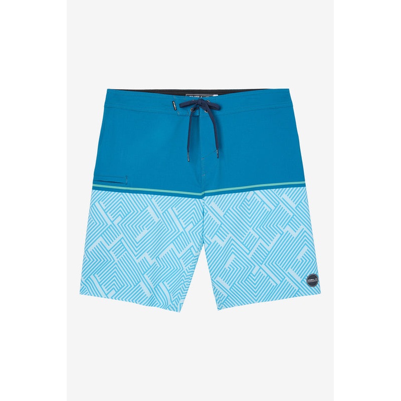 O’Neill Hyperfreak Tech TRVLR Nomad 20 Boardshorts-Bay Blue