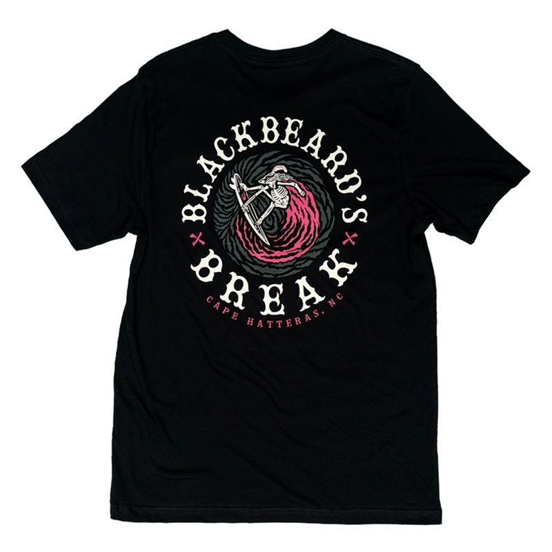 REAL Blackbeards Break Tee-Black