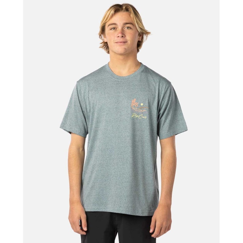 Rip Curl Coastal Tee-Mineral Blue