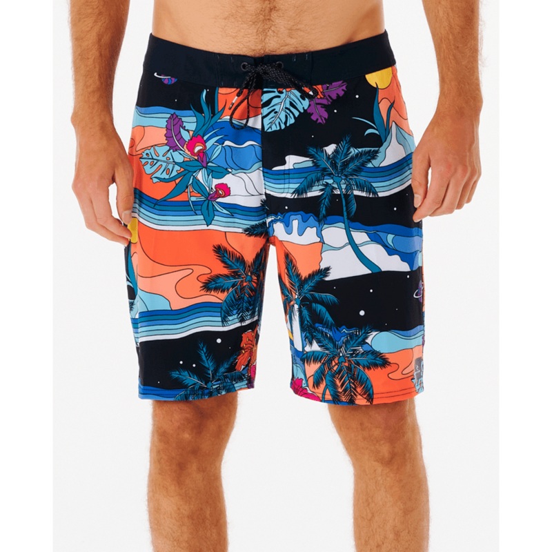 Rip Curl Mirage Postcards Boardshorts-Black