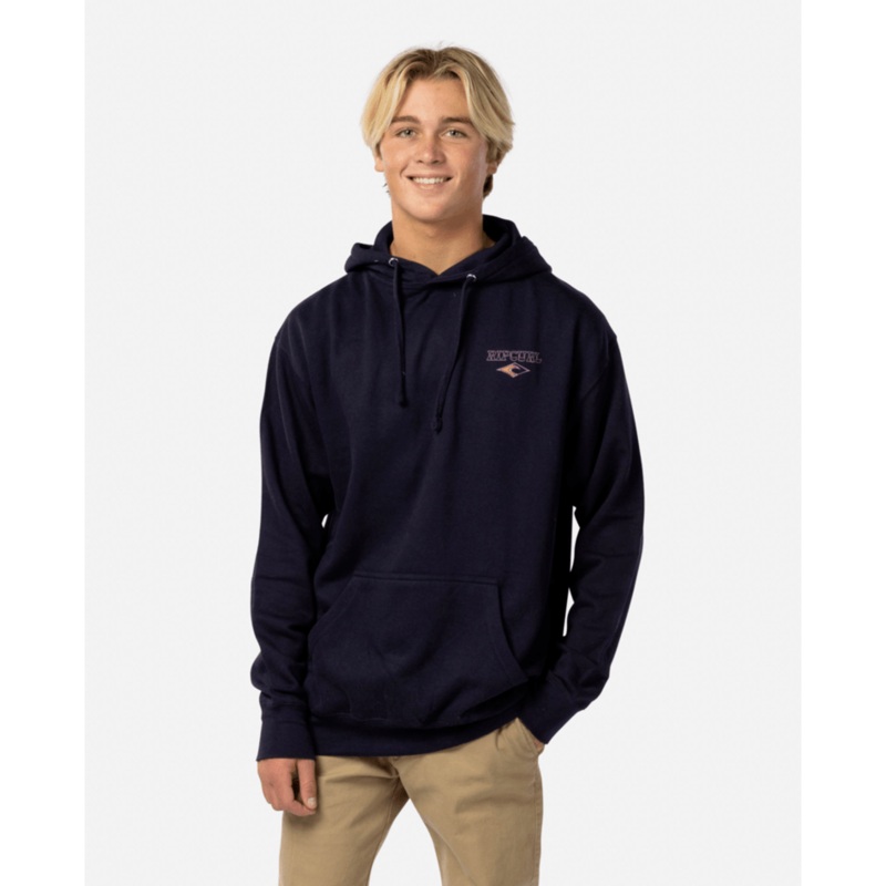 Rip Curl Shred Till Dead Hooded Sweatshirt-Navy