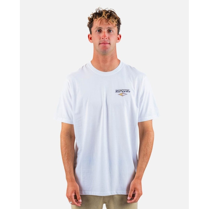 Rip Curl Shred Till Dead Tee-White