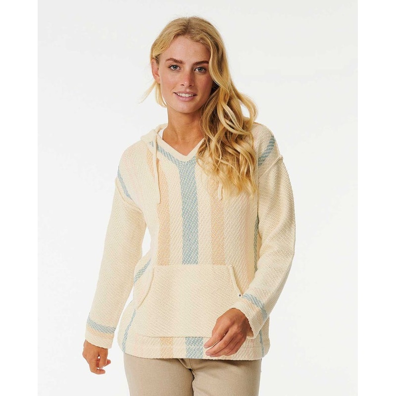 Rip Curl Sunrise Session Poncho Sweater-Off White