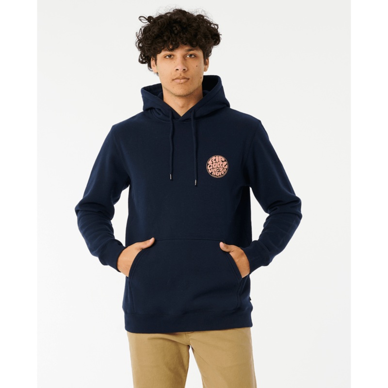 Rip Curl Wetsuit Icon Hooded Sweatshirt-Dark Navy