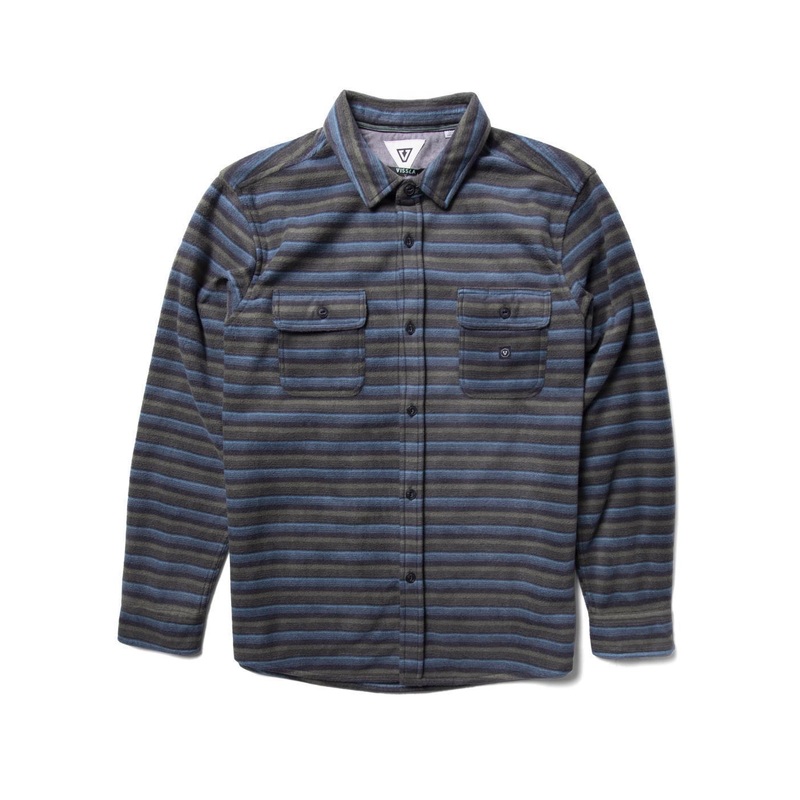 Vissla Eco-Zy Polar Flannel L/S Shirt-Phantom