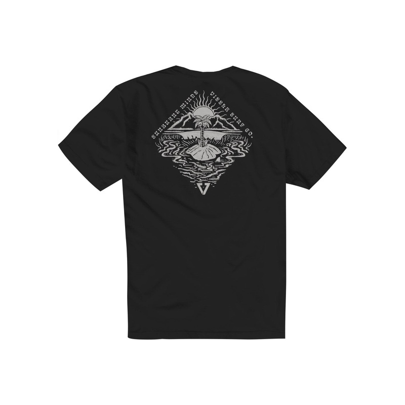 Vissla Island In The Sun Premium Pocket Tee-Black