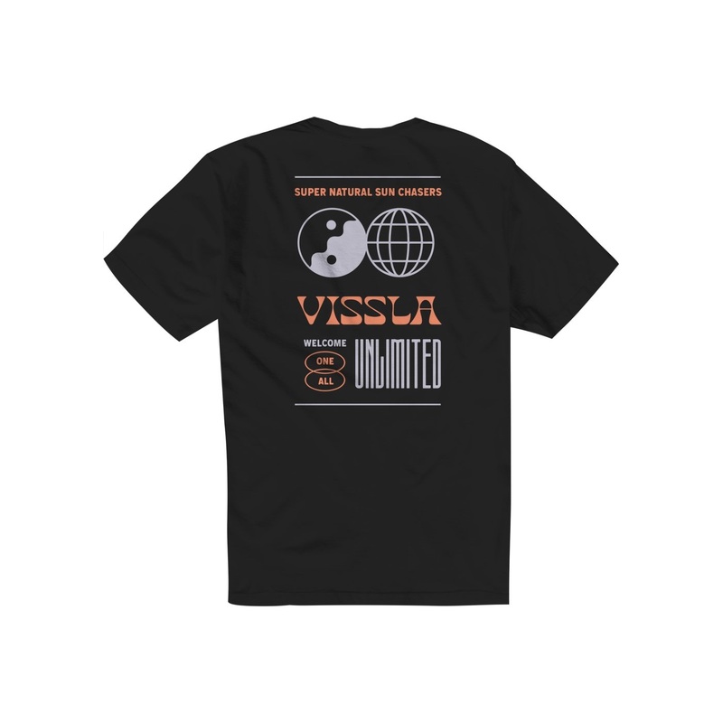 Vissla One World Premium Tee-Black