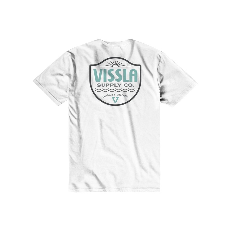 Vissla Quality Goods Heather Tee-White
