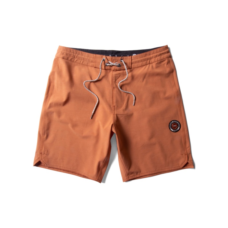 Vissla Solid Sets 18.5″ Boardshorts-Guava