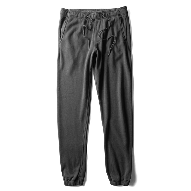 Vissla Solid Sets Eco Elastic Pants-Black Heather