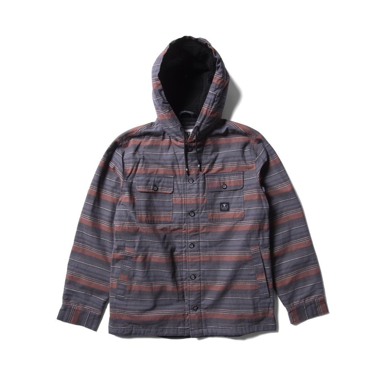 Vissla Tayrona Overshirt Jacket-Barn Red