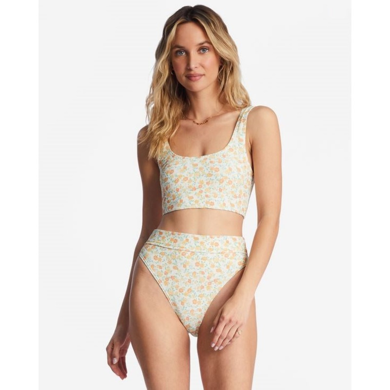 Billabong Aint She Sweet Tanlines Tank Top-Salt Crystal