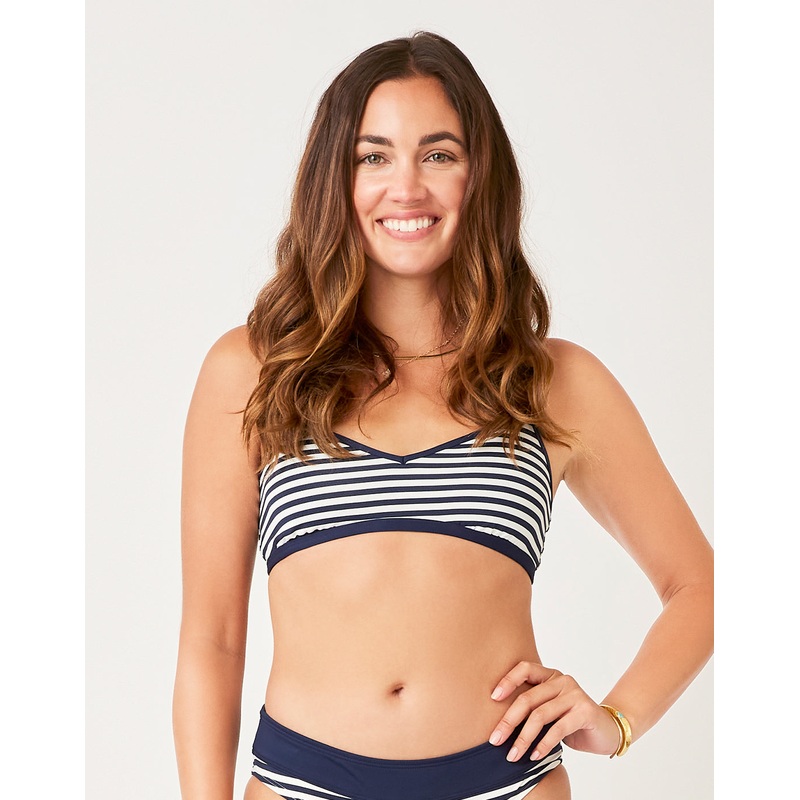 Carve Designs Stinson Top-Navy Stripe