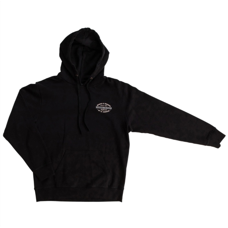 Channel Islands Vintage Hooded Sweatshirt-Black