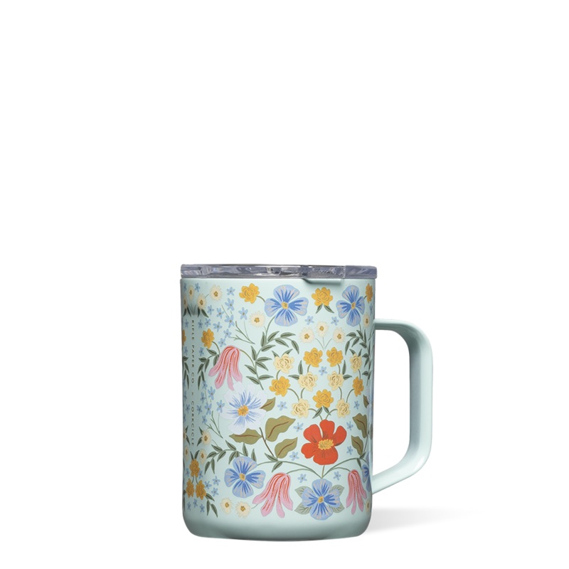 Corkcicle x Rifle Paper 16 oz Mug-Bramble