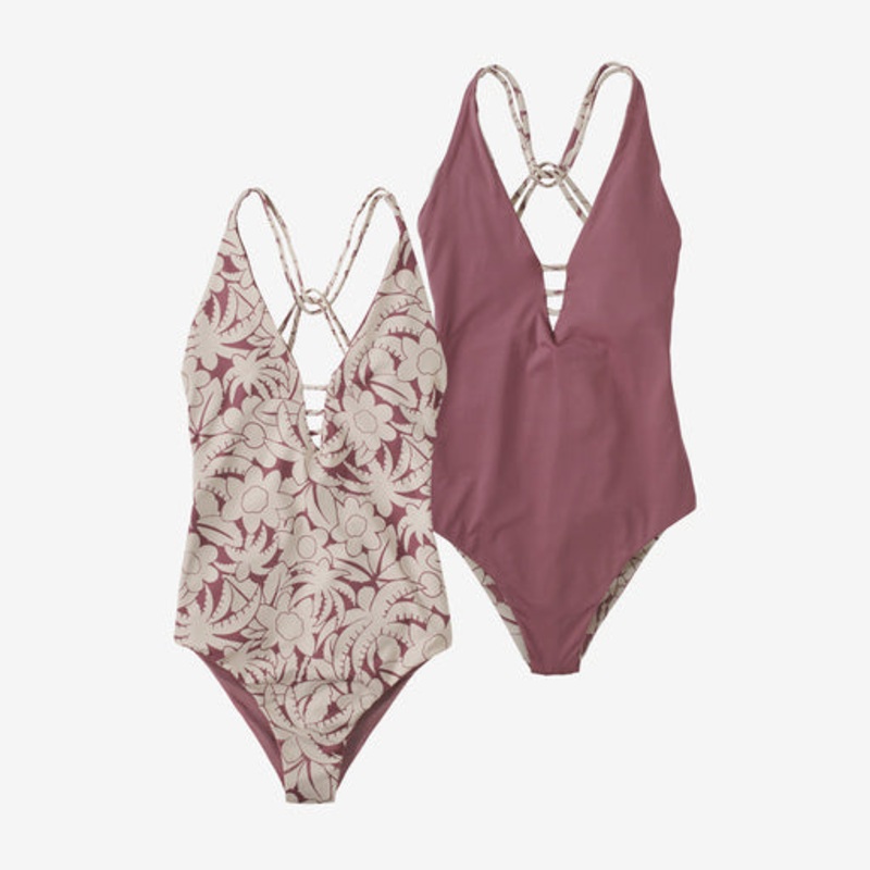 Patagonia Reversible Extended Break One Piece-Evening Mauve