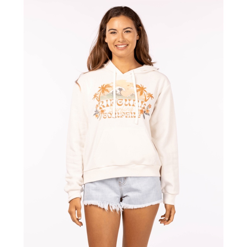 Rip Curl Brazilian Soul Desto Hooded Sweatshirt-Bone