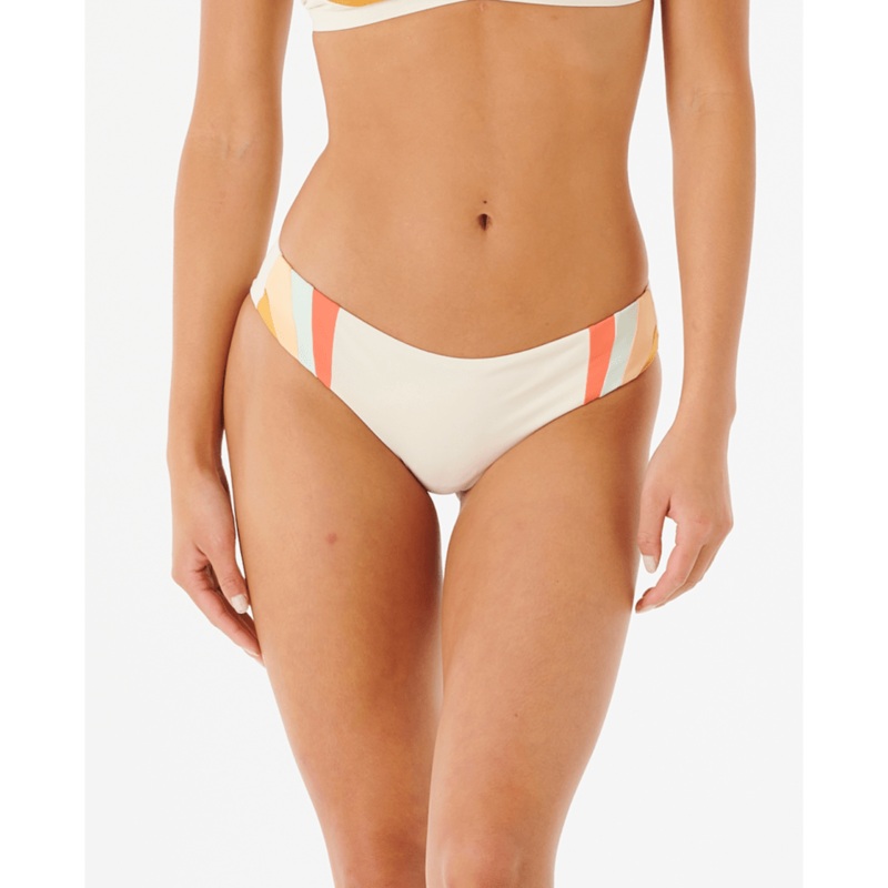 Rip Curl Day Break Multi Cheeky Bottom-Cream