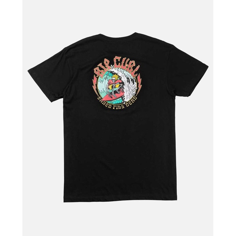 Rip Curl Shred  Tee-Black
