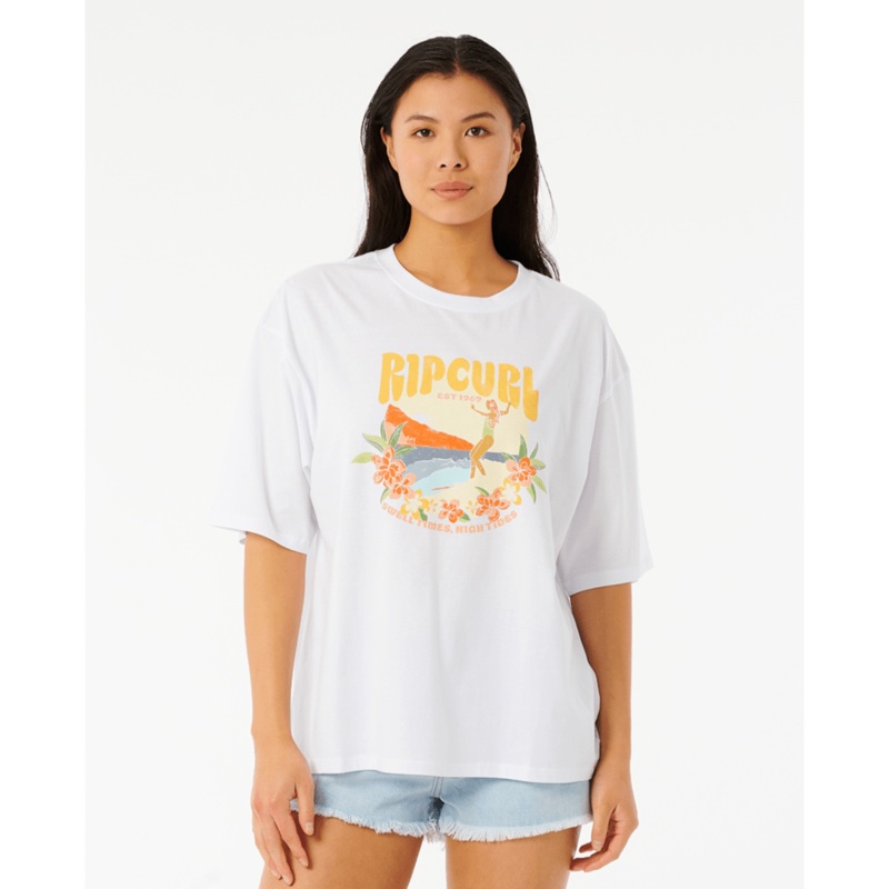 Rip Curl Soul Heritage Tee-Optical White