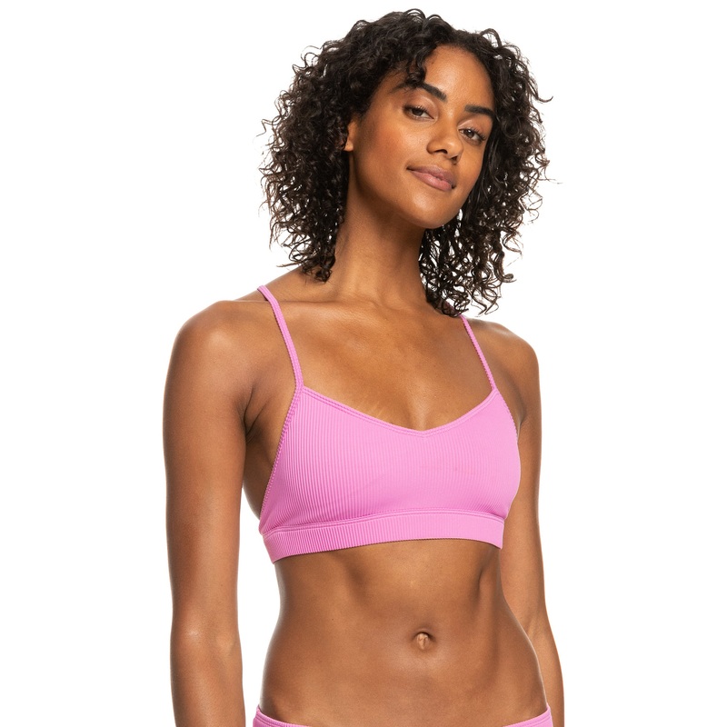 Roxy Active SD Rib Tri Bra Top-Cyclamen
