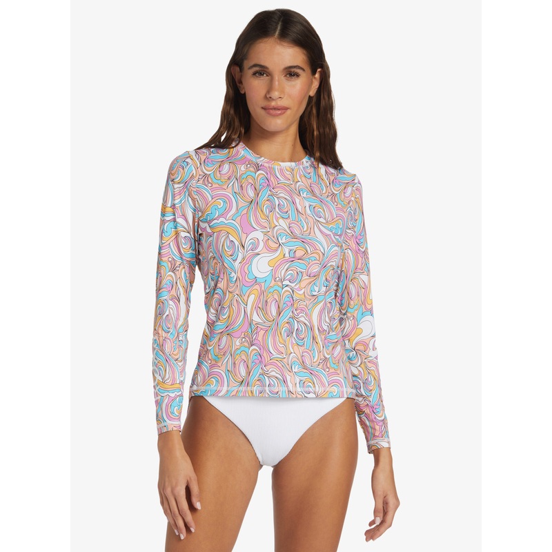 Roxy Sea Skippin PT L/S Rashguard-Swirly Daze