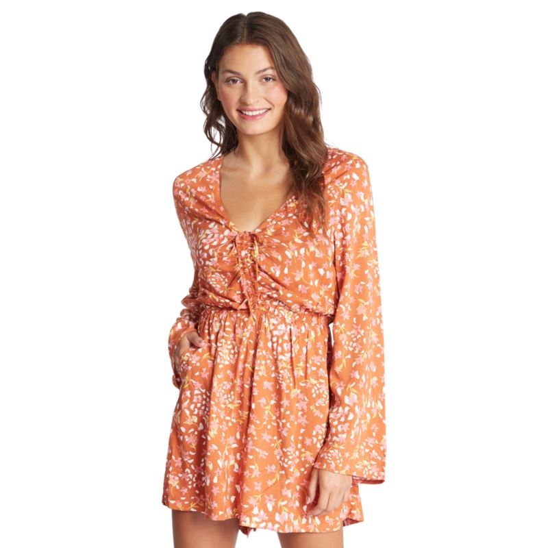 Roxy Spirit Awakes Romper-Baked Clay