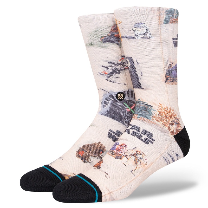 Stance ROTJ Socks-Sand