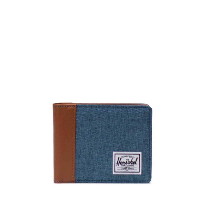 Herschel Hank II RFID Wallet-Copen Blue Crosshatch