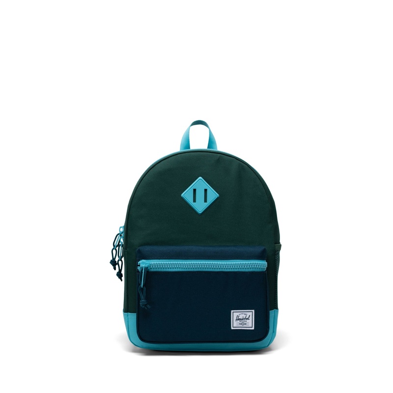 Herschel Heritage Kids Backpack-Hunter Green/Reflecting Pond