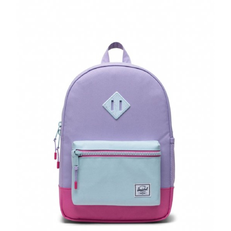 Herschel Heritage Youth Backpack-PurpRose/SpunSugar/Strwbrry