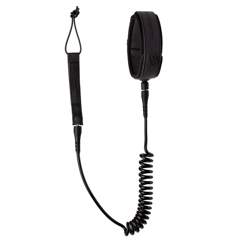 Creatures Knee Coil Foil Leash-Black-6’0″