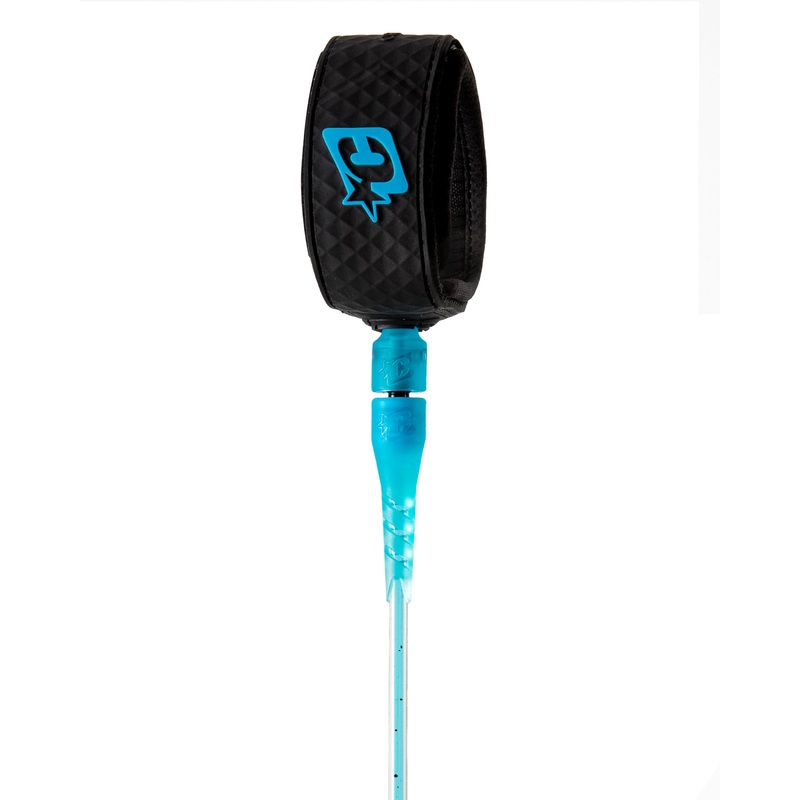 Creatures Pro Leash-Cyan Speckle Black-6’0″