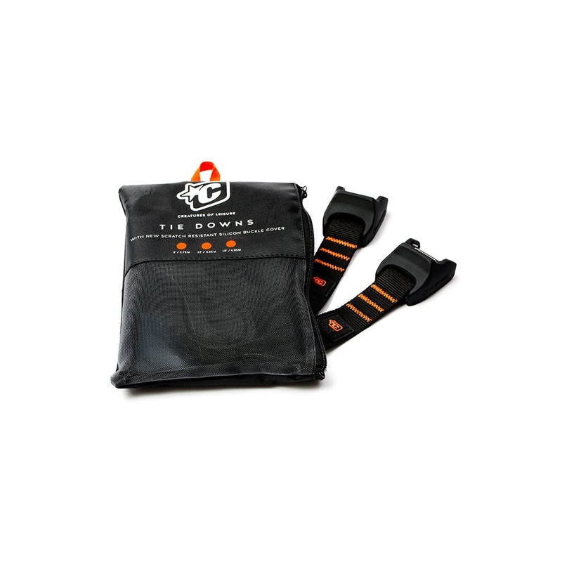 Creatures Silicon Tie Downs-15’0″-Black Orange