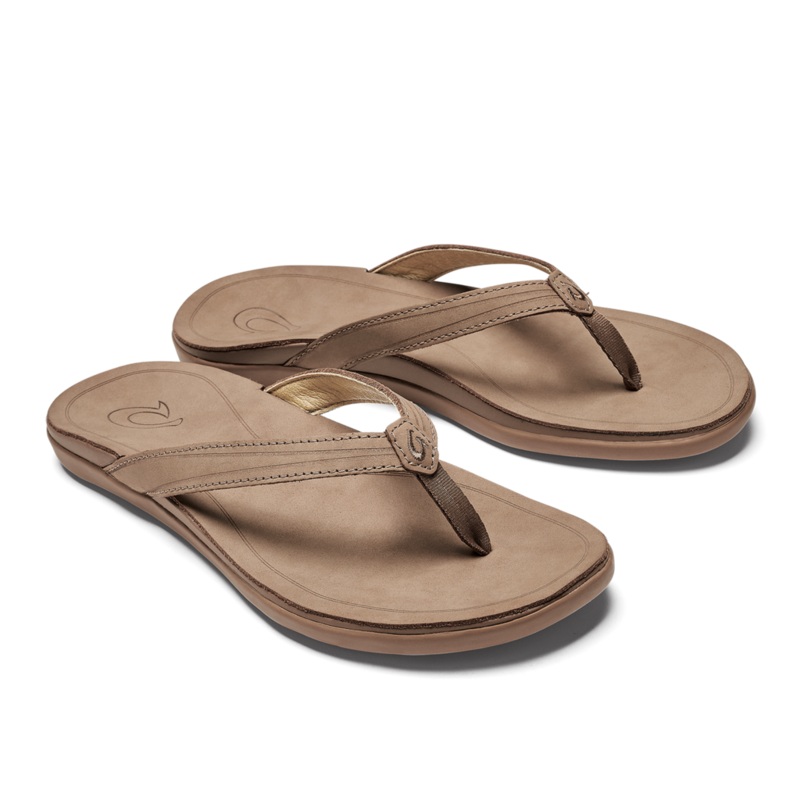 Olukai Aukai Sandal-Tan/Tan